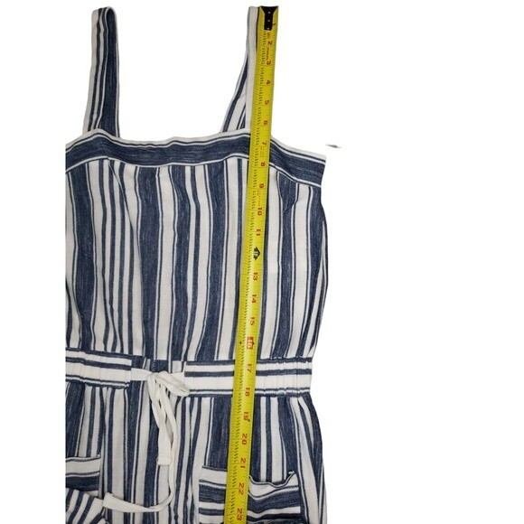 Copper Key Striped Overalls Jumpsuit - small - Picture 9 of 12